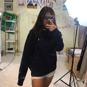 Blue Ralph Lauren crewneck sweatshirt